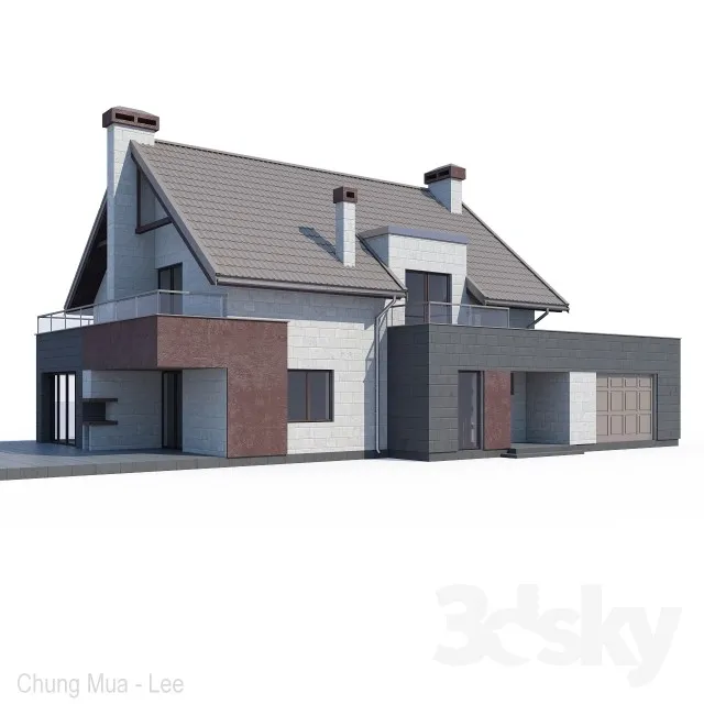 ABS House V103 3DS Max - thumbnail 3