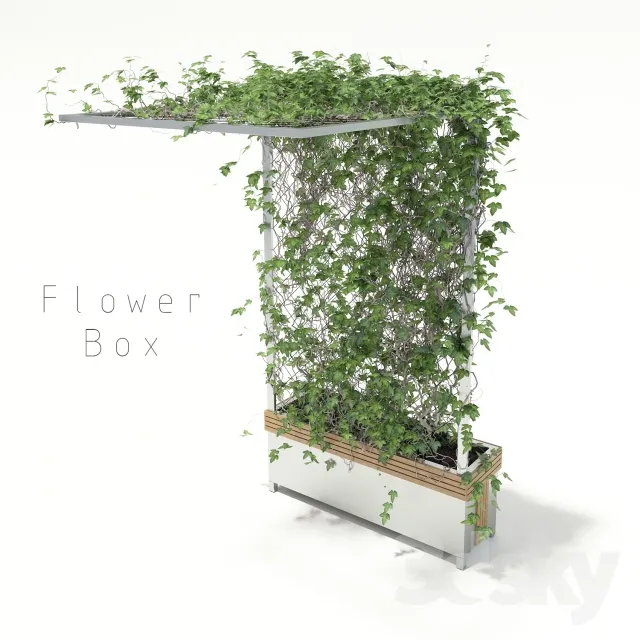 flower box 3DS Max - thumbnail 3