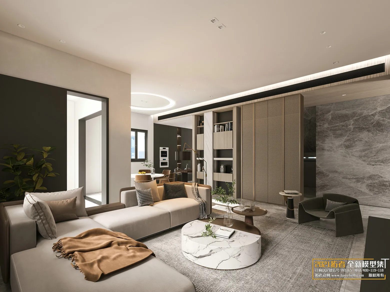 EXTENSION 2021 – 1. LIVING ROOM – 1.1. MODERN STYLES – 152 – CORONA