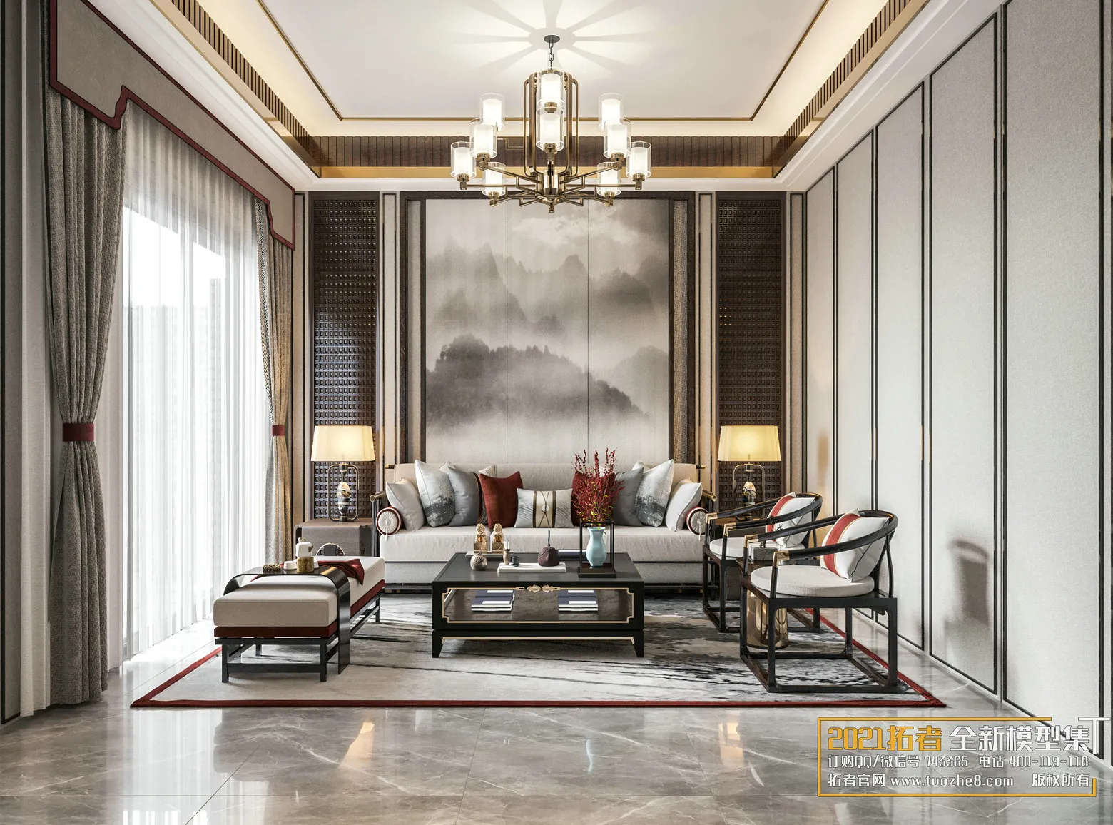 EXTENSION 2021 – 1. LIVING ROOM – 1.2. CHINESE STYLES – 20 – CORONA