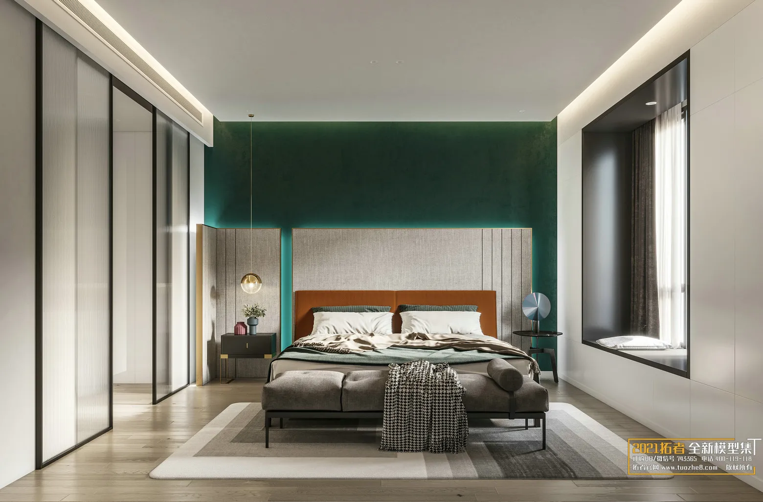 EXTENSION 2021 – 2. BEDROOM – 1.MODERN STYLES – 105 – CORONA