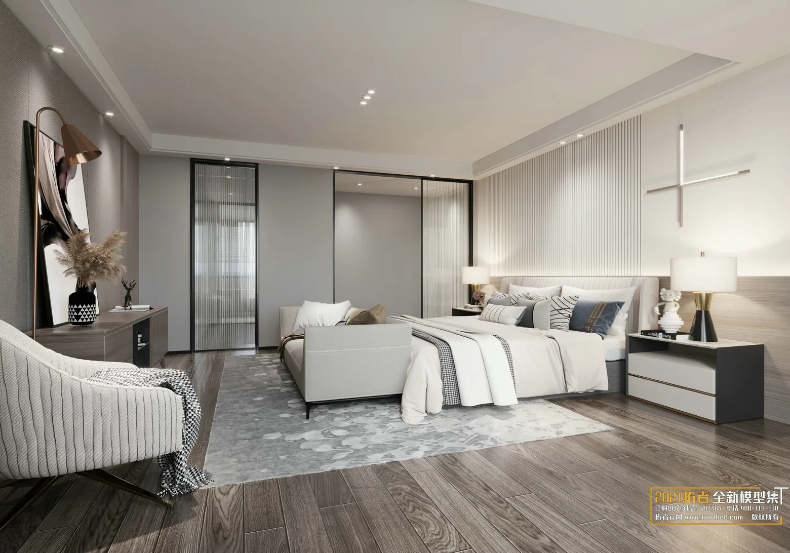 EXTENSION 2021 – 2. BEDROOM – 1.MODERN STYLES – 16 – CORONA