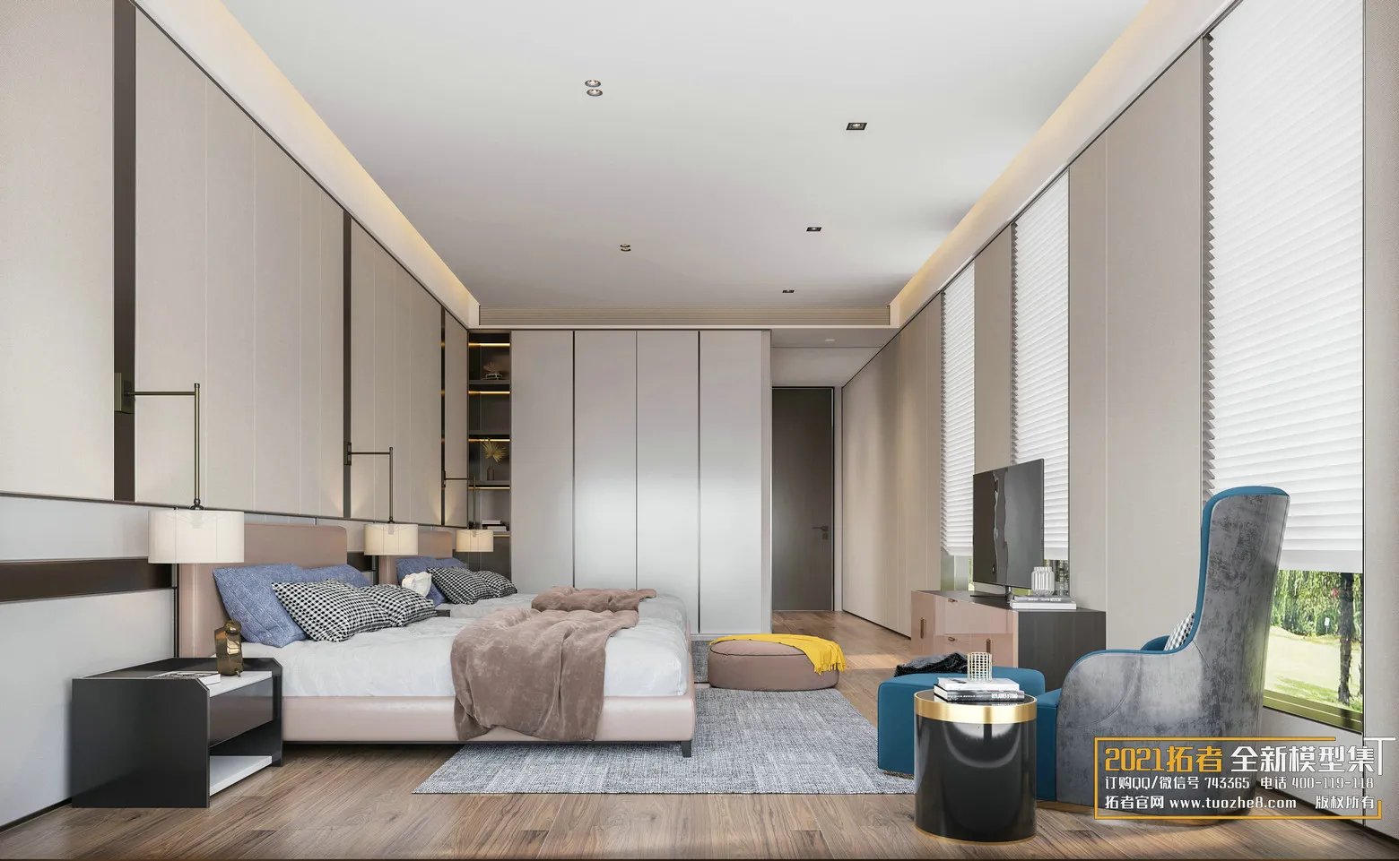 EXTENSION 2021 – 2. BEDROOM – 1.MODERN STYLES – 170 – CORONA