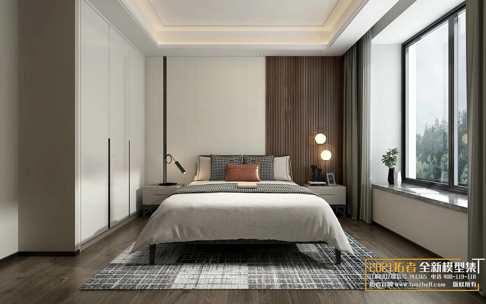 EXTENSION 2021 – 2. BEDROOM – 1.MODERN STYLES – 174vr – VRAY