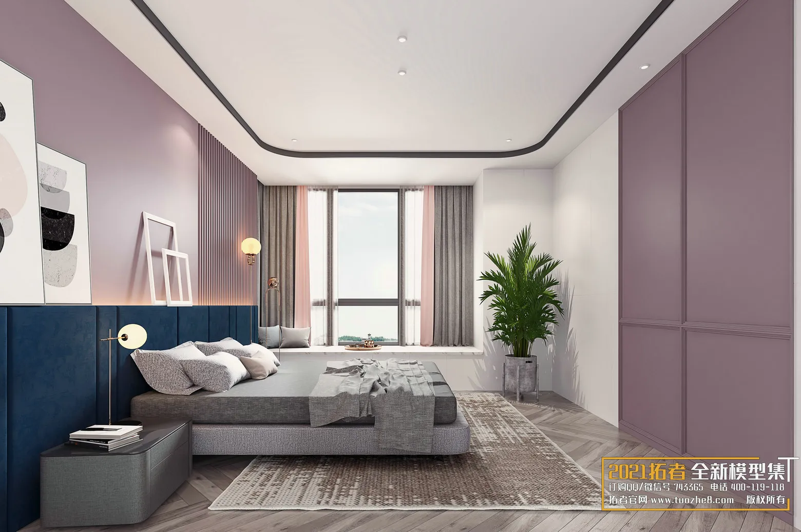 EXTENSION 2021 – 2. BEDROOM – 1.MODERN STYLES – 206vr – VRAY