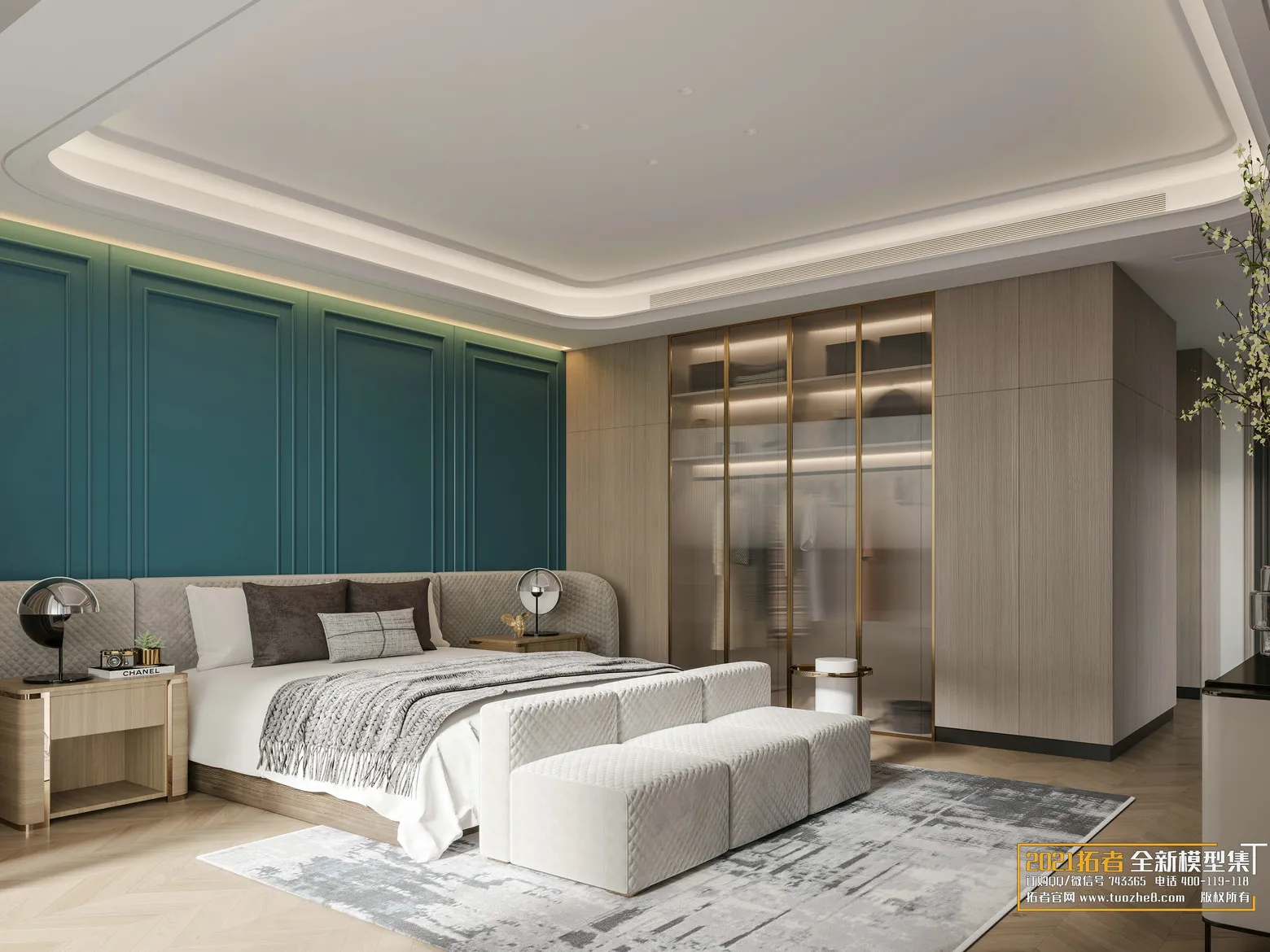 EXTENSION 2021 – 2. BEDROOM – 1.MODERN STYLES – 78 – CORONA