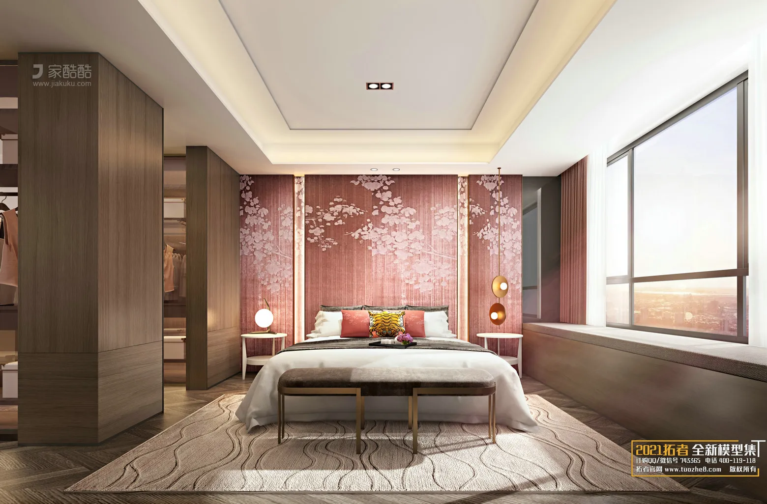 EXTENSION 2021 – 2. BEDROOM – 2.CHINESE STYLES – 31vr – VRAY