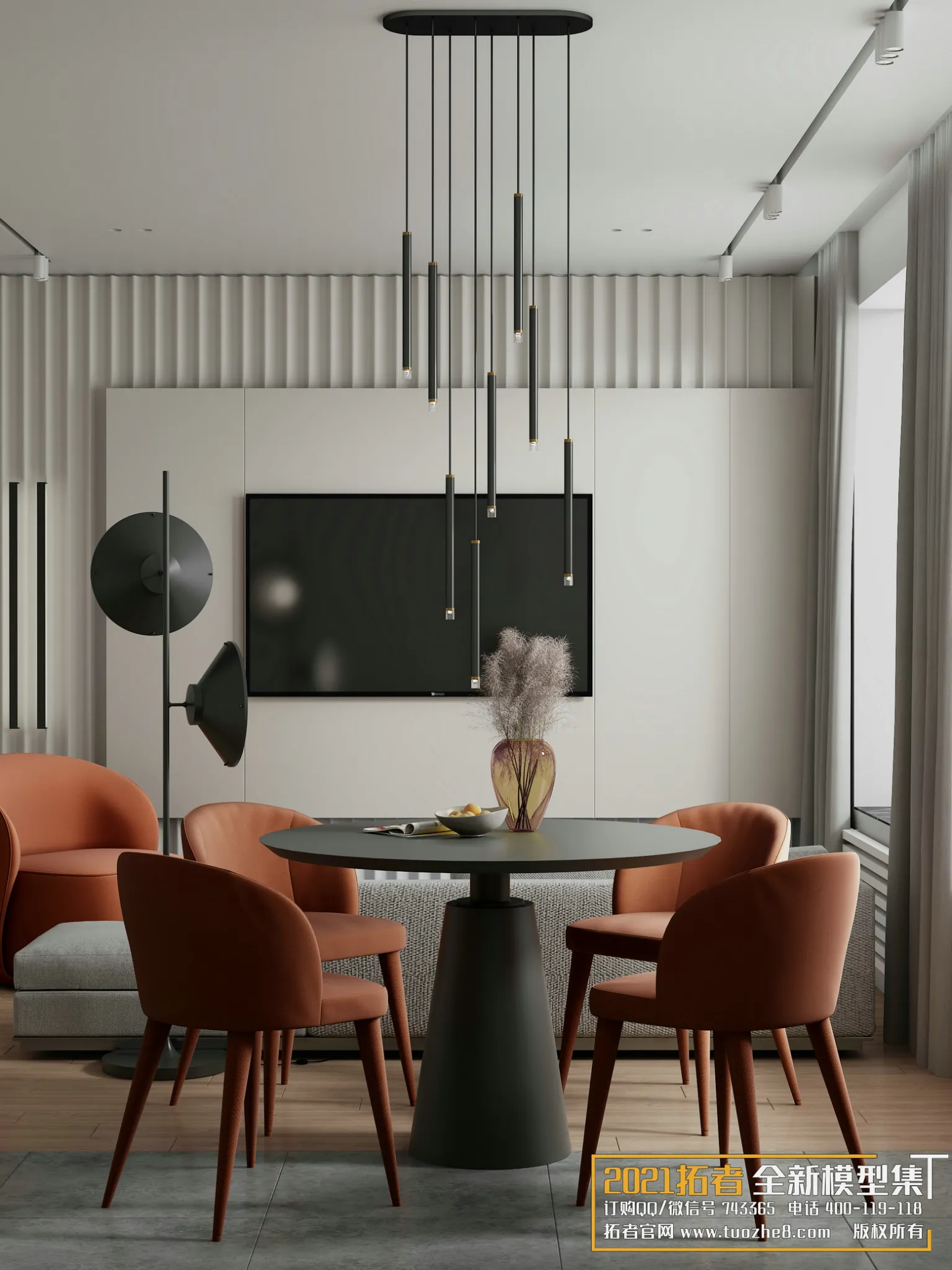 EXTENSION 2021 – 5. KITCHEN – DINING – 42vr – VRAY