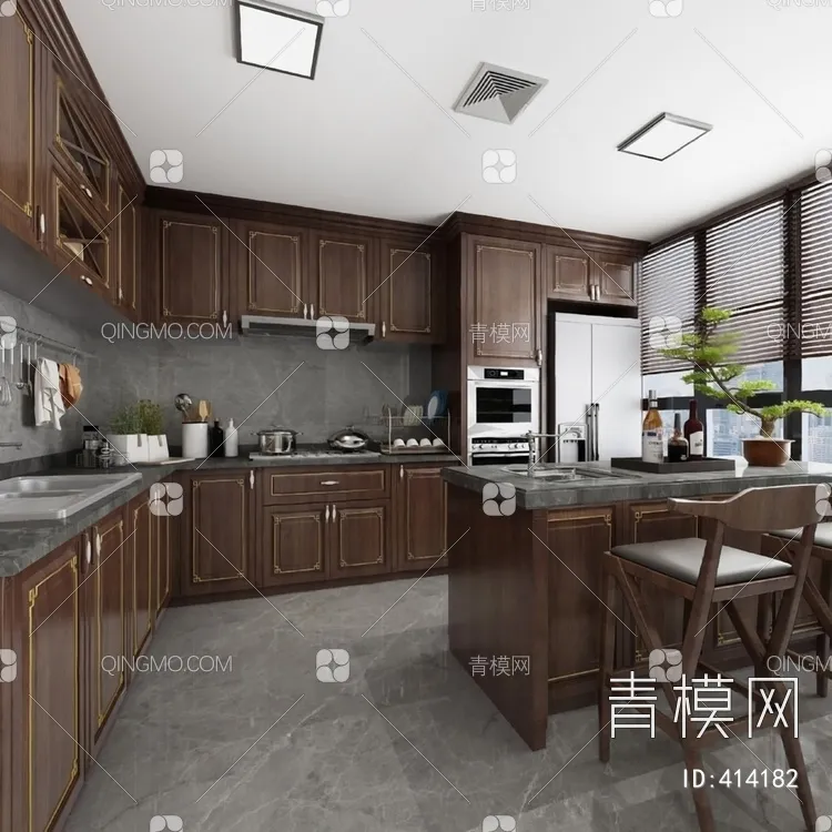Kitchen 3D Models – Pro 018
