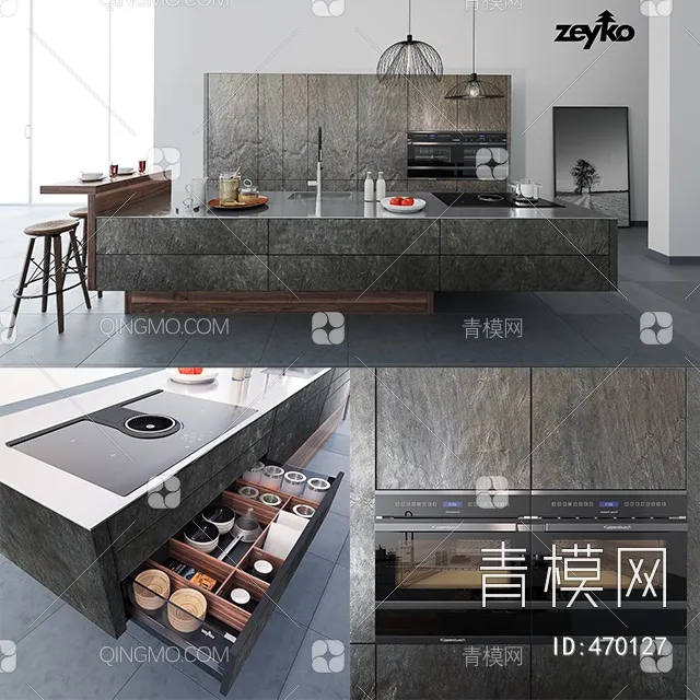 Kitchen 3D Models – Pro 029