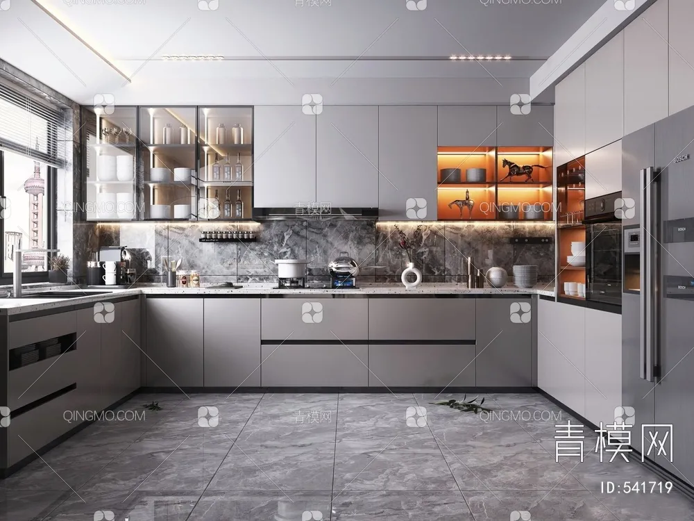Kitchen 3D Models – Pro 048