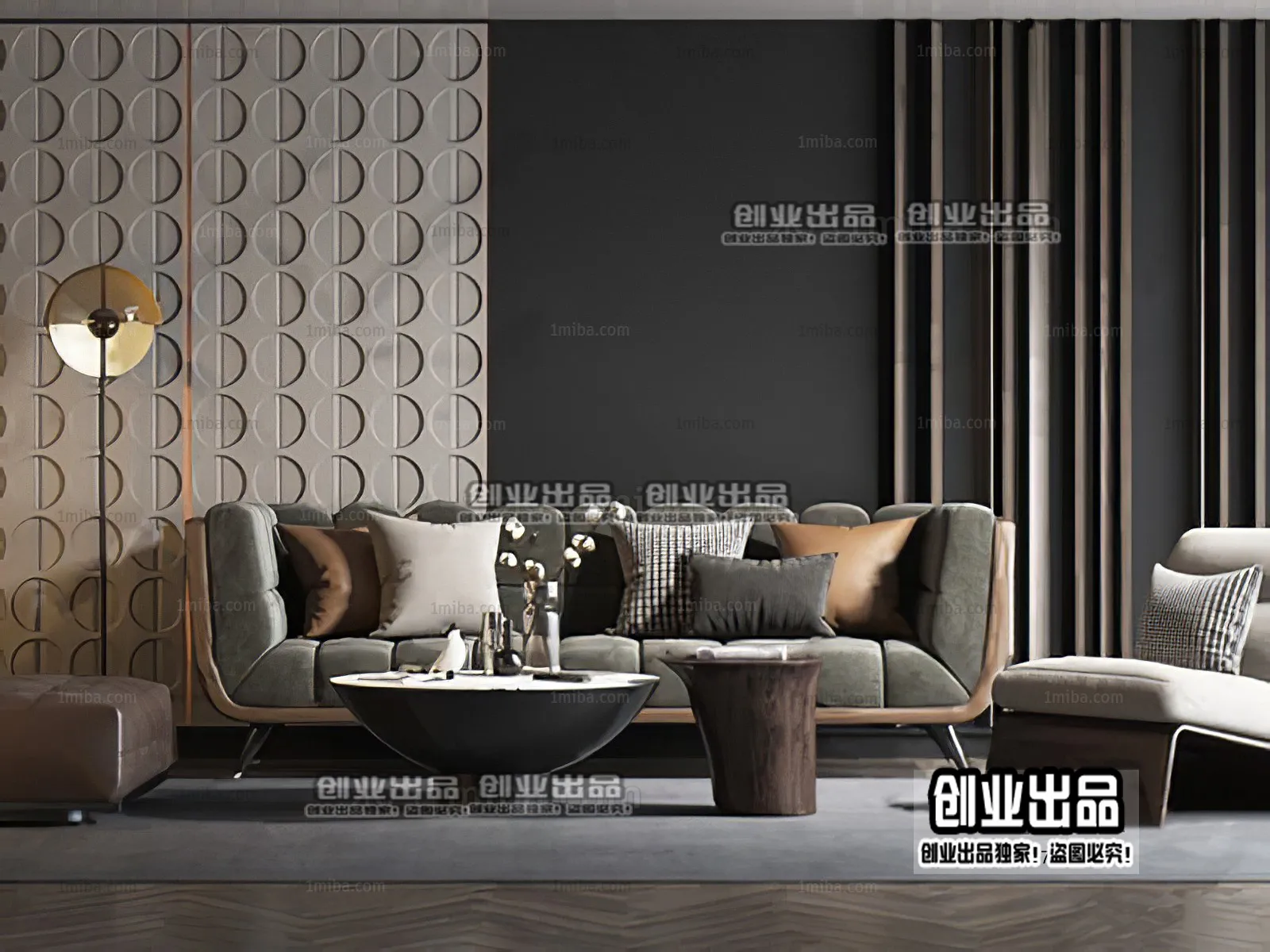 SOFA – 104 – FURNITURE 3D MODELS 2022 (VRAY)