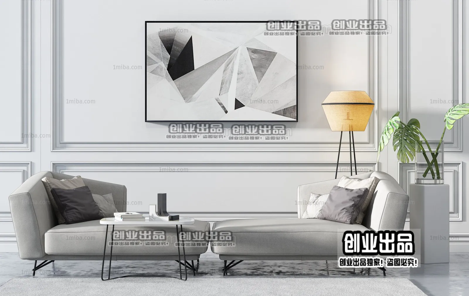 SOFA – 140 – FURNITURE 3D MODELS 2022 (VRAY)