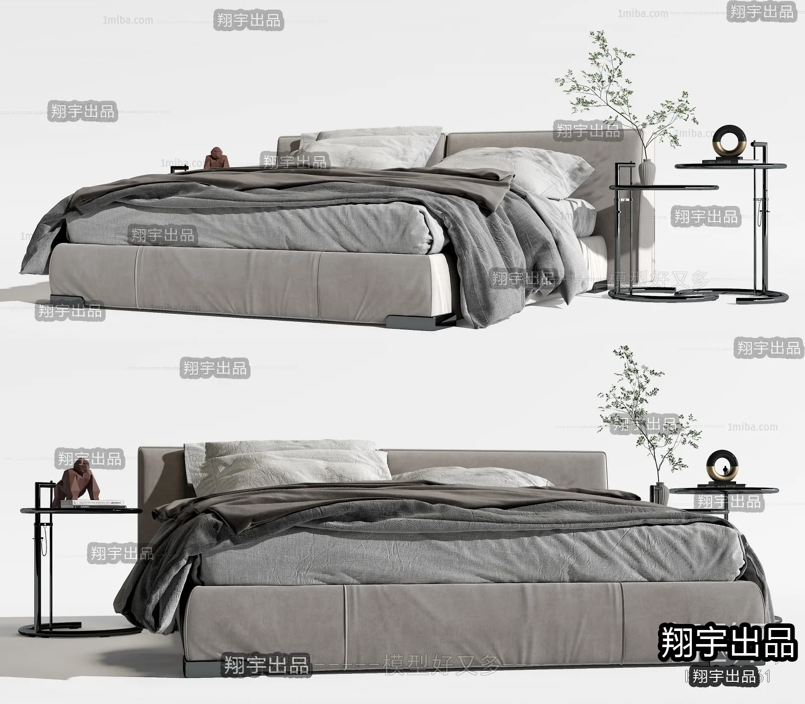 BED – A12 – FURNITURE 3D MODELS 2022 (VRAY)