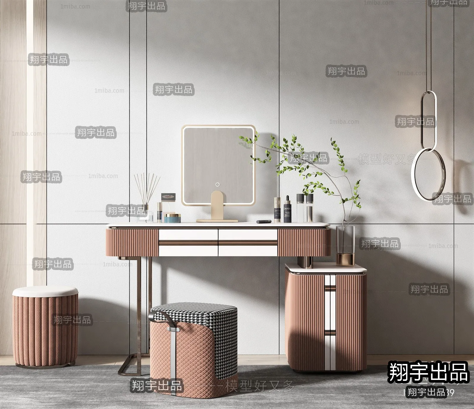 DRESSING TABLE – A10 – FURNITURE 3D MODELS 2022 (VRAY)