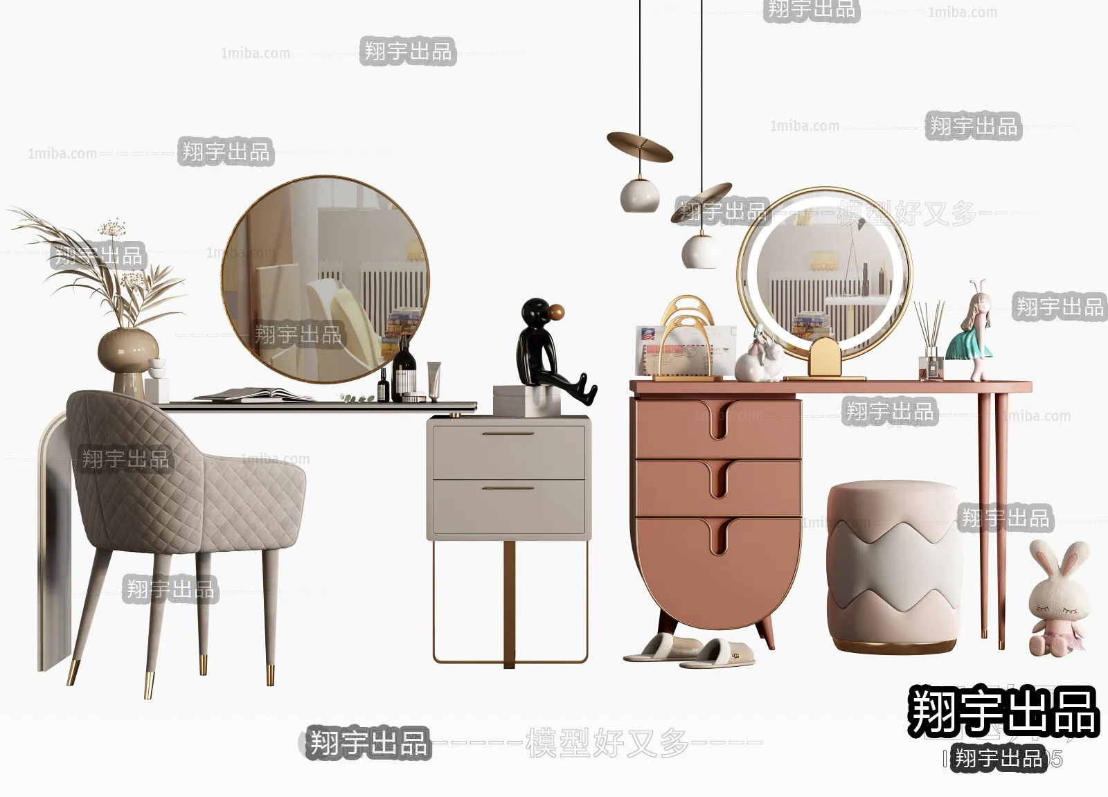 DRESSING TABLE – A6 – FURNITURE 3D MODELS 2022 (VRAY)