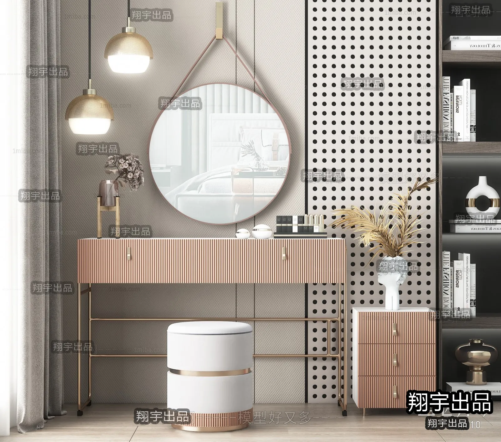 DRESSING TABLE – A7 – FURNITURE 3D MODELS 2022 (VRAY)