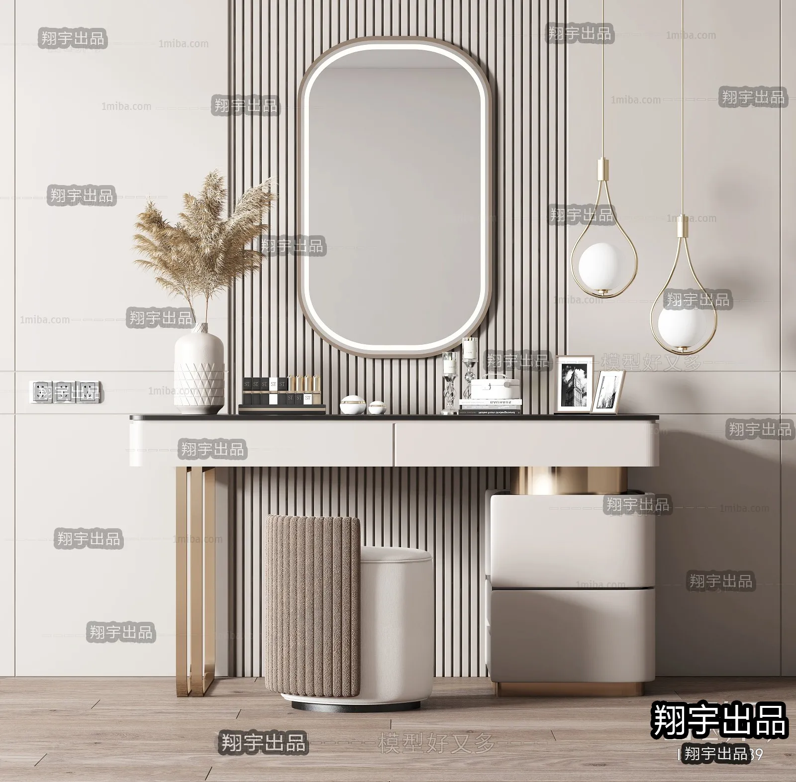 DRESSING TABLE – A8 – FURNITURE 3D MODELS 2022 (VRAY)