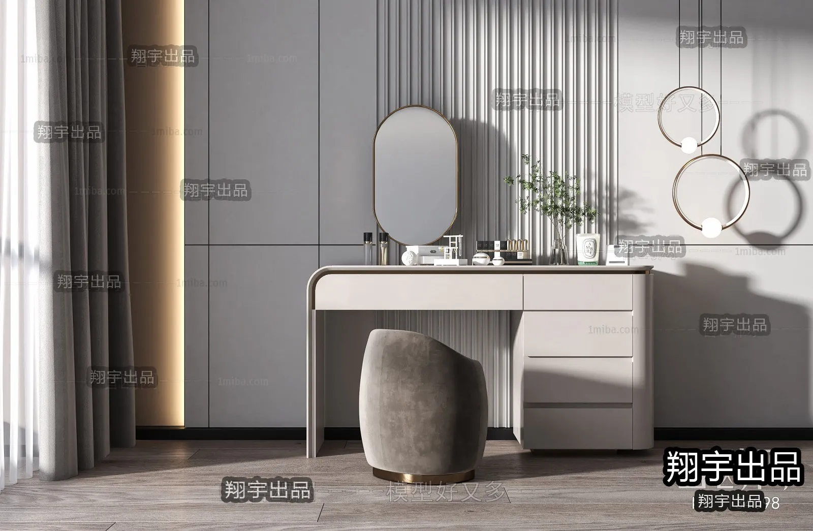 DRESSING TABLE – A9 – FURNITURE 3D MODELS 2022 (VRAY)