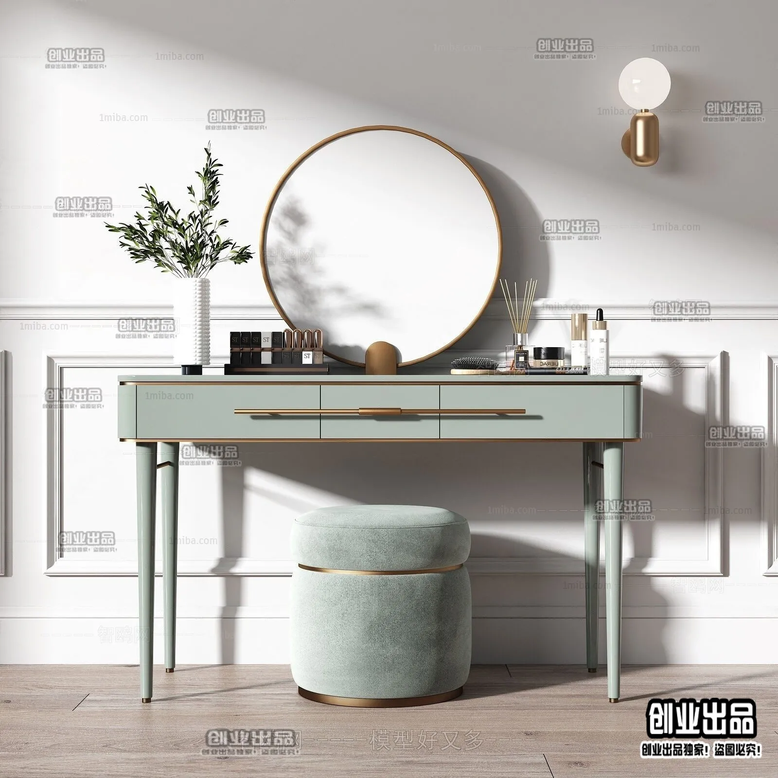 DRESSING TABLE – B14 – FURNITURE 3D MODELS 2022 (VRAY)