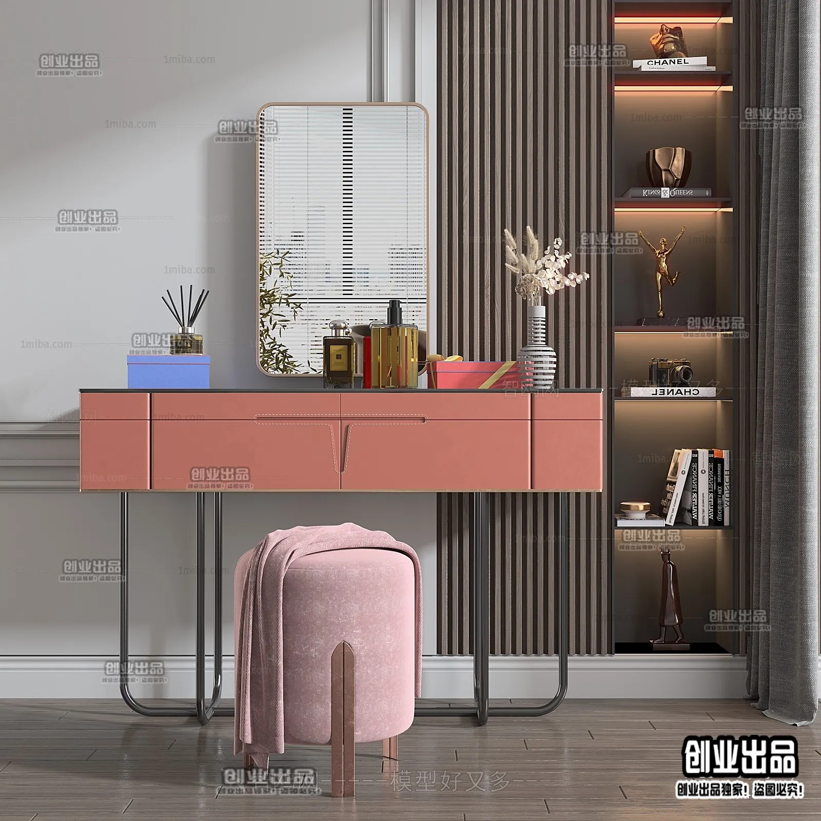 DRESSING TABLE – B19 – FURNITURE 3D MODELS 2022 (VRAY)