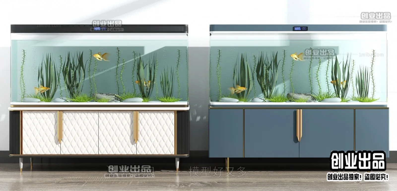 FISH TANK – 11 – FURNITURE 3D MODELS 2022 (VRAY)