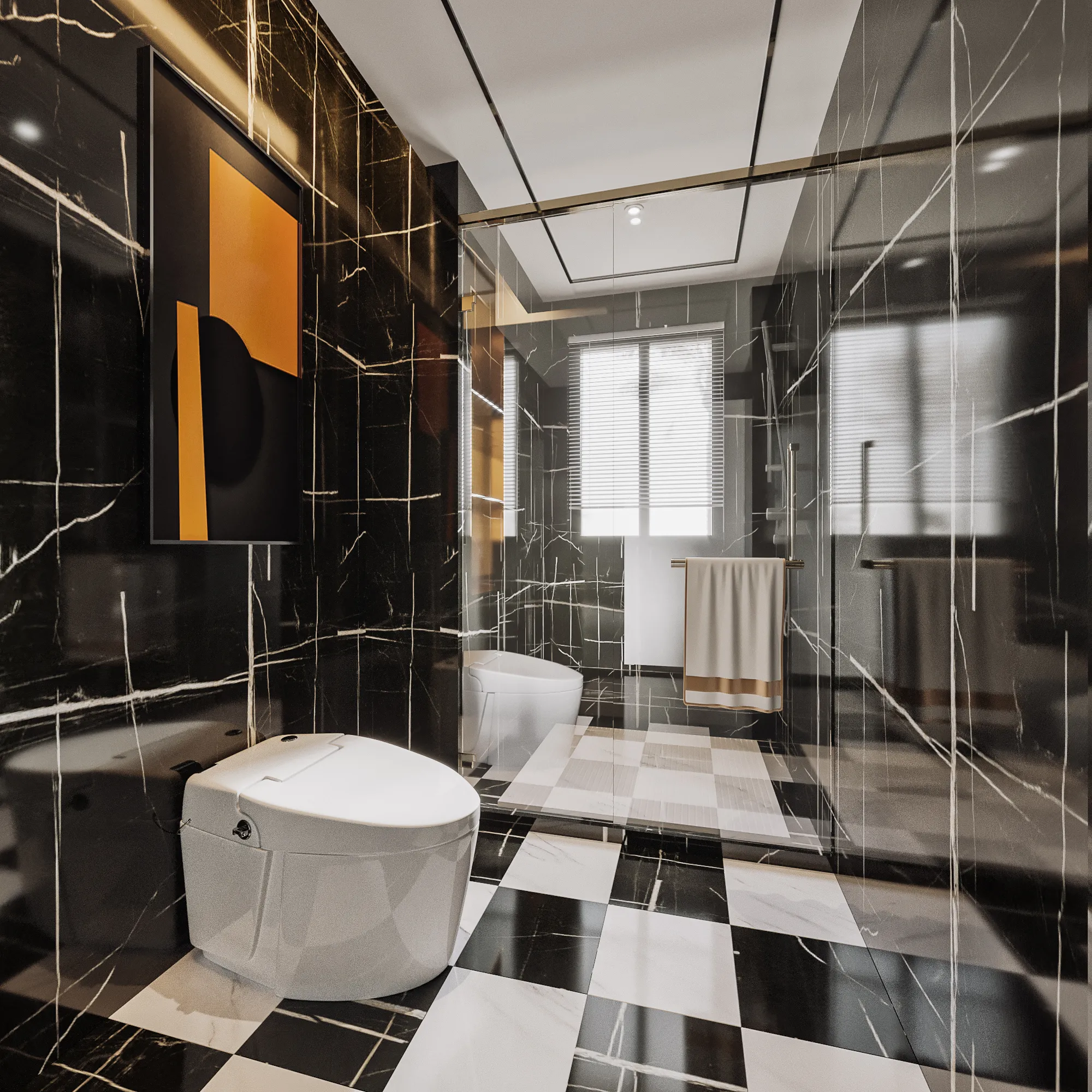 FULL SCENE 3DS MAX – CORONA RENDER – BATHROOM – 013