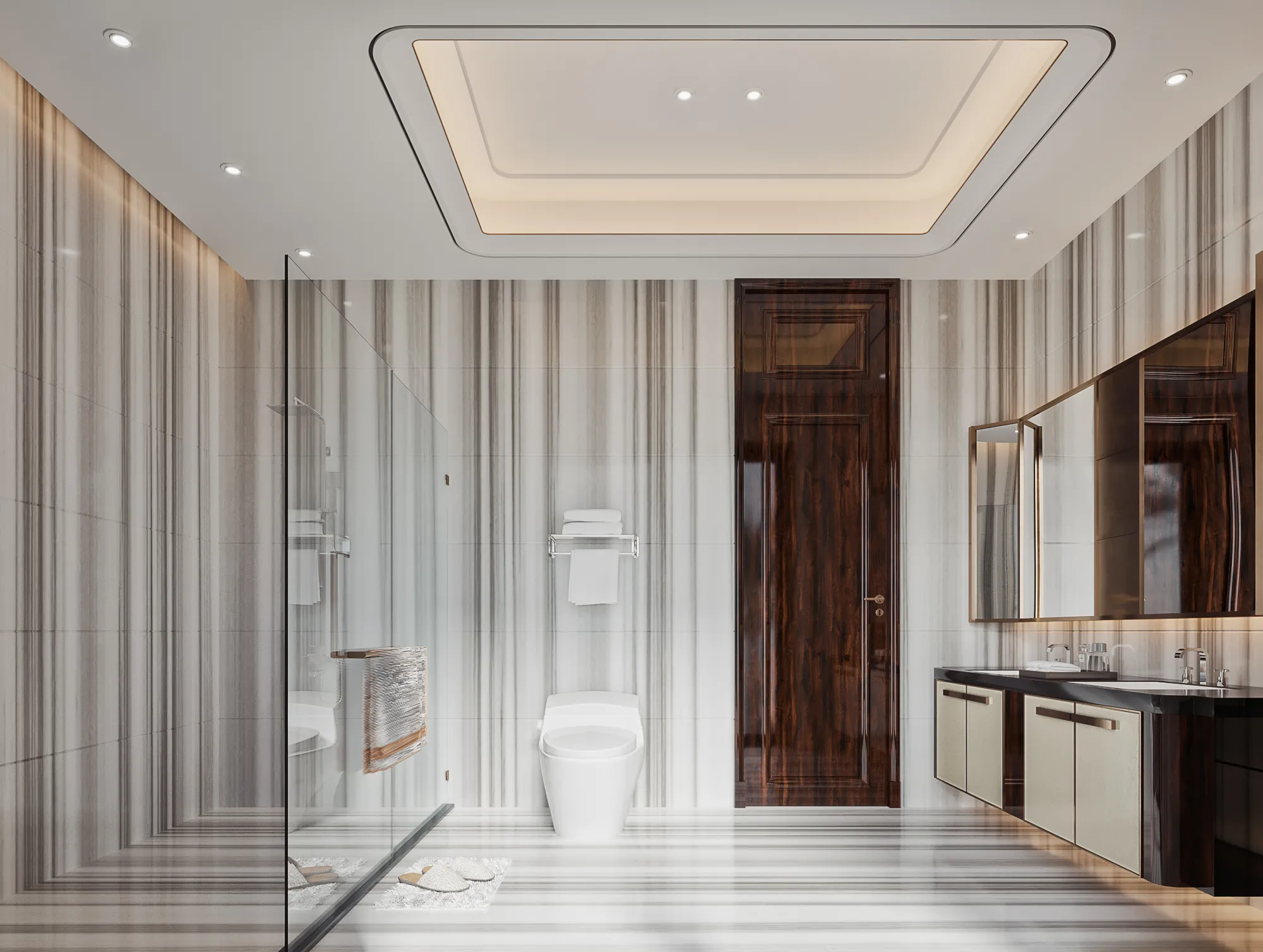 FULL SCENE 3DS MAX – CORONA RENDER – BATHROOM – 016