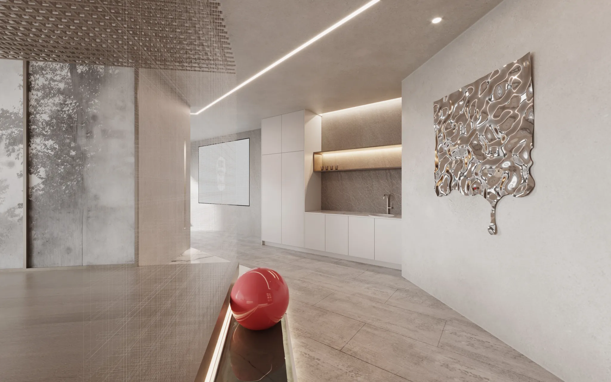 FULL SCENE 3DS MAX – CORONA RENDER – HOME OFFICE – 001