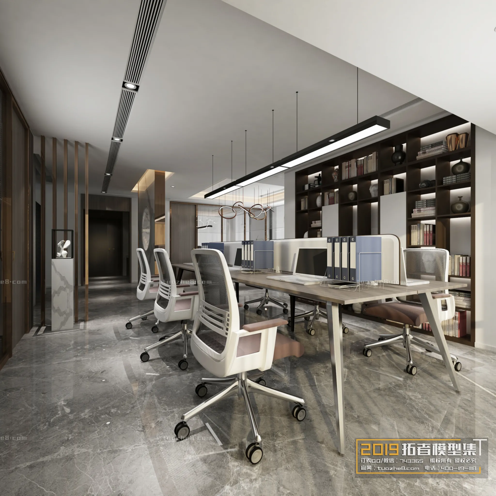 OFFICE – 3D SCENES – BLOCK – 144