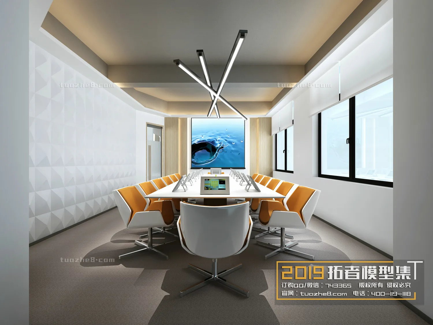 OFFICE – 3D SCENES – BLOCK – 183