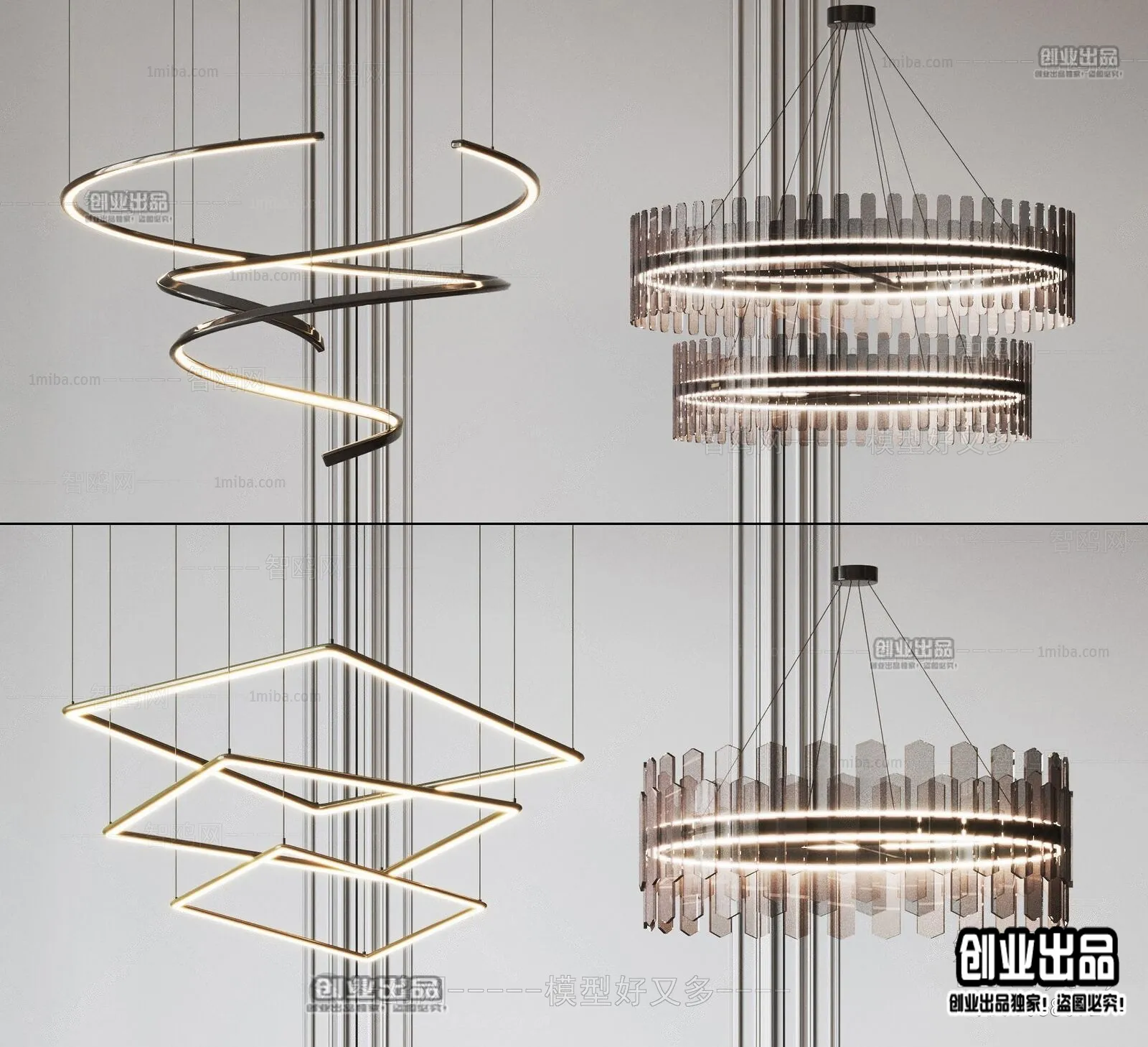 CEILING LAMP – 3D MODELS – 043