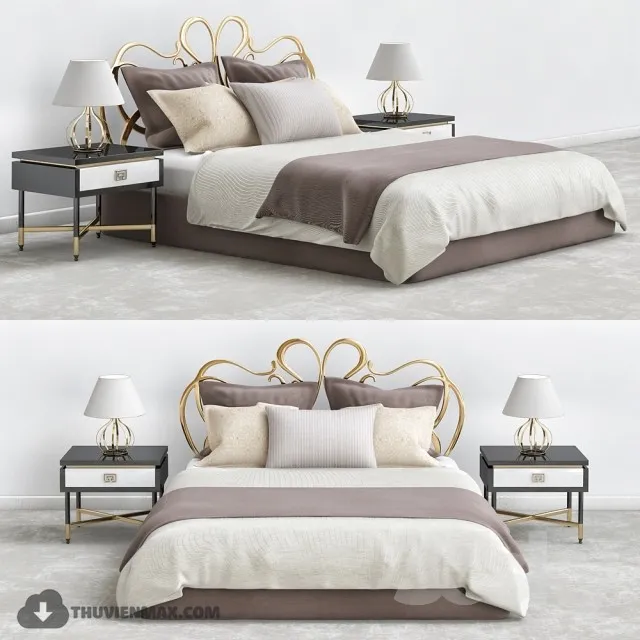 BED 3D MODELS – CLASSIC – 080