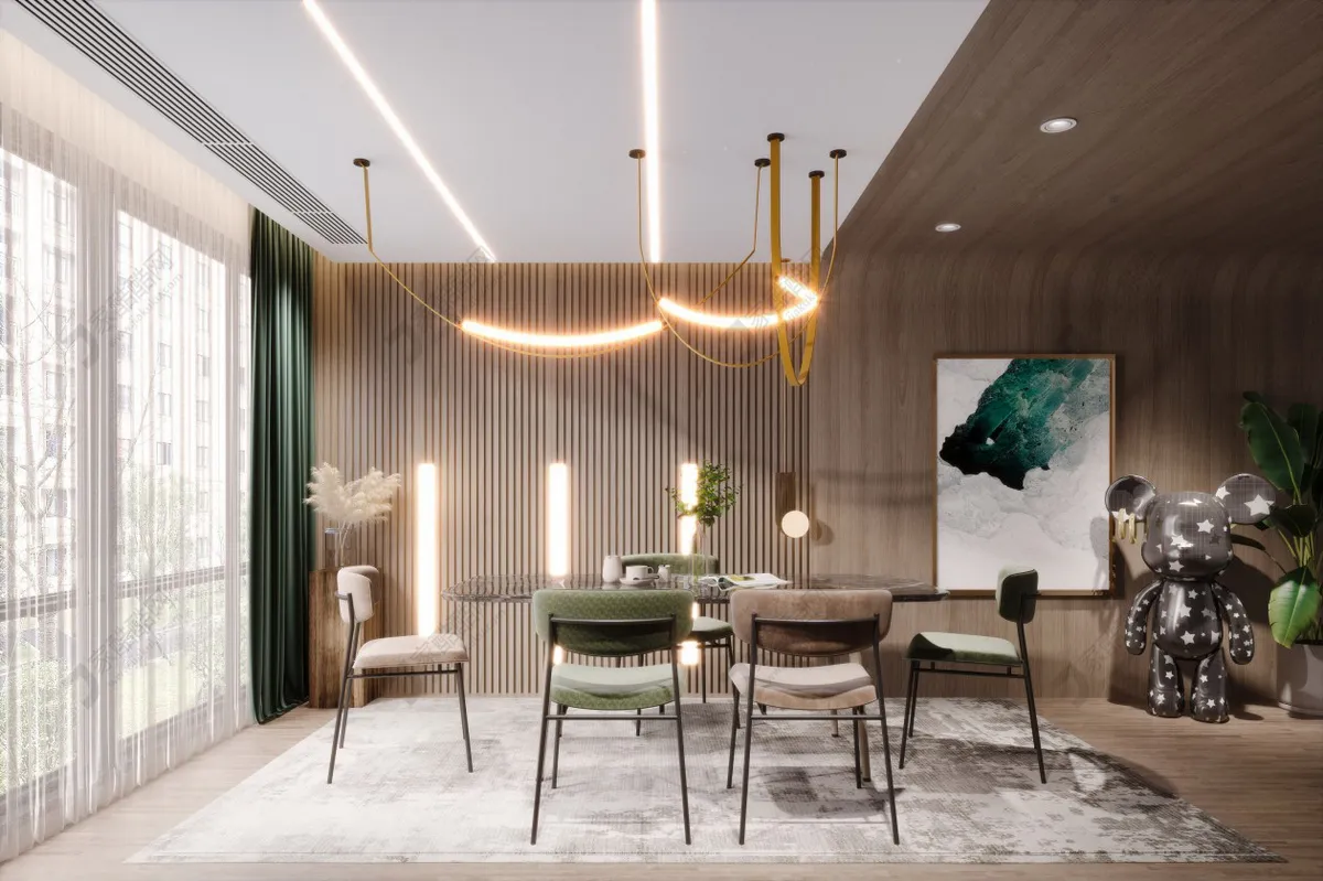 DINING ROOM – VRAY – 3DS MAX – 005