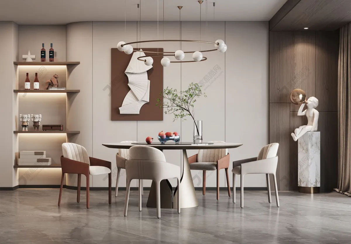 DINING ROOM – VRAY – 3DS MAX – 007