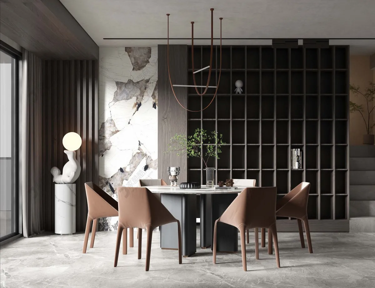 DINING ROOM – VRAY – 3DS MAX – 012