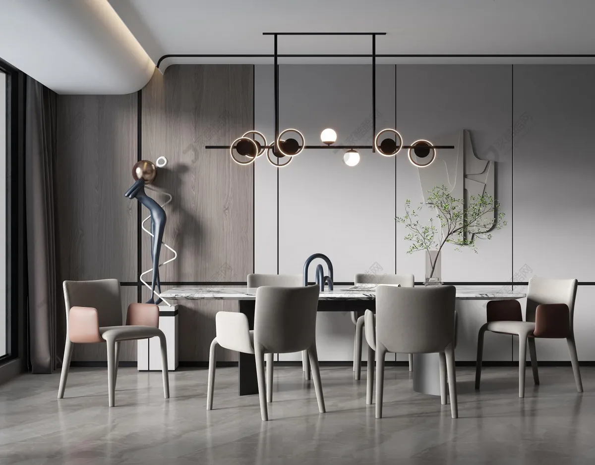 DINING ROOM – VRAY – 3DS MAX – 026