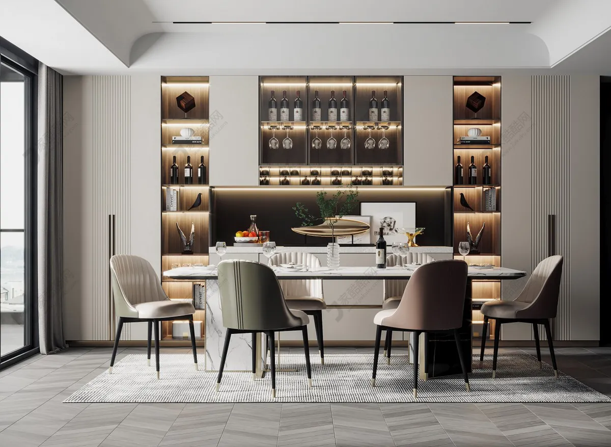 DINING ROOM – VRAY – 3DS MAX – 030