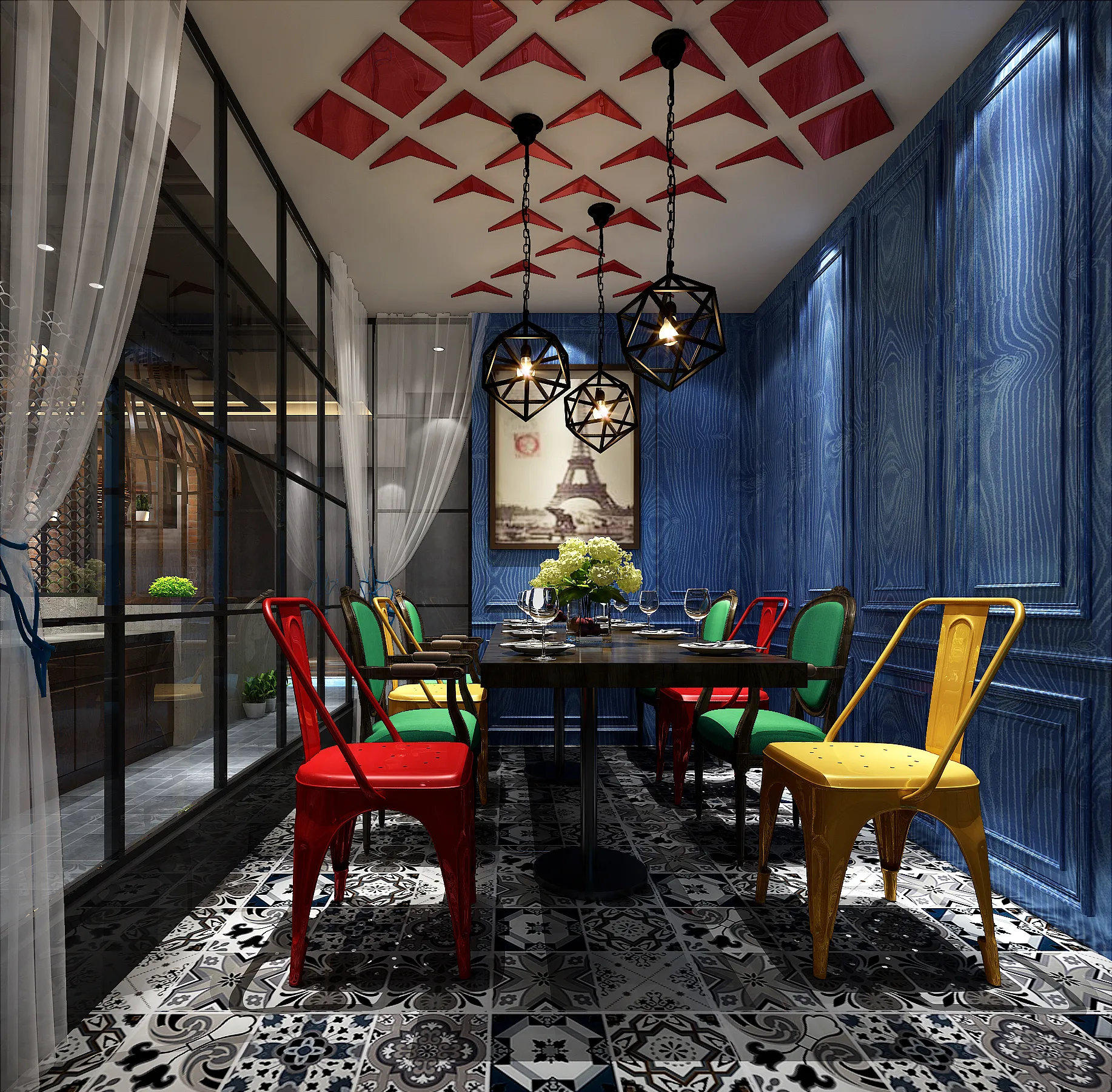 TZ INTERIOR DESIGN 2021 (VRAY) – 13. RESTAURANT VIP ROOM – 61