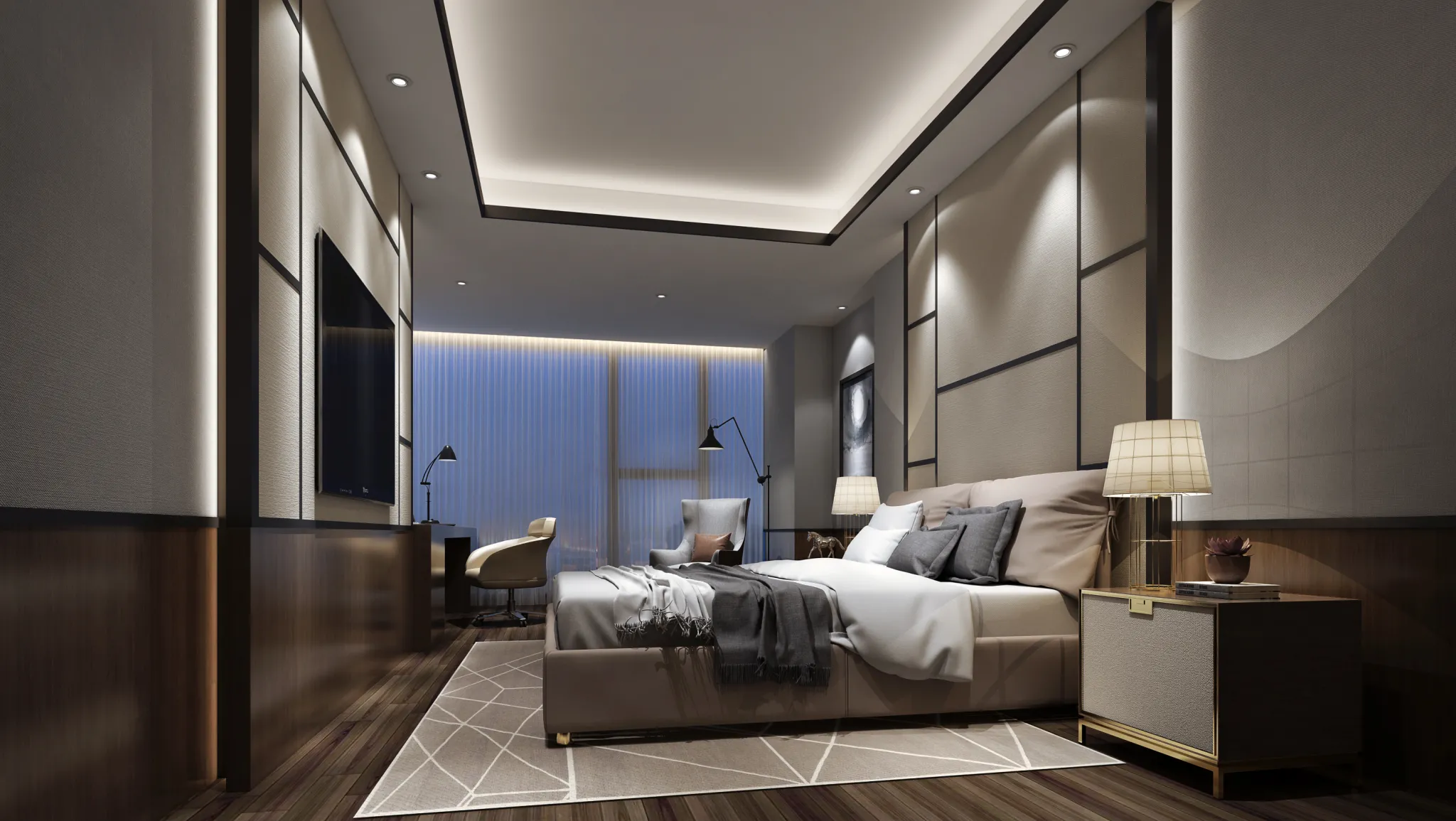 TZ INTERIOR DESIGN 2021 (VRAY) – 14. HOTEL ROOM – 17