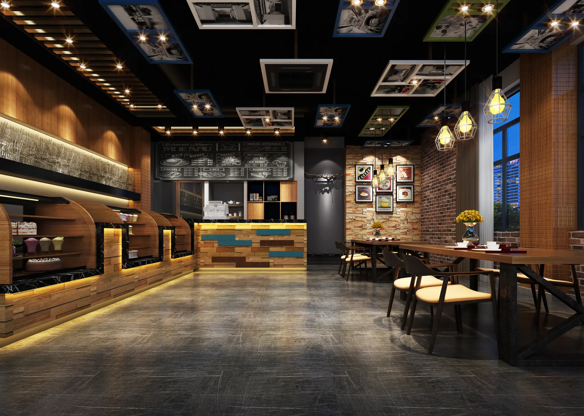 TZ INTERIOR DESIGN 2021 (VRAY) – 27. COFFEE, BAKERY – 05