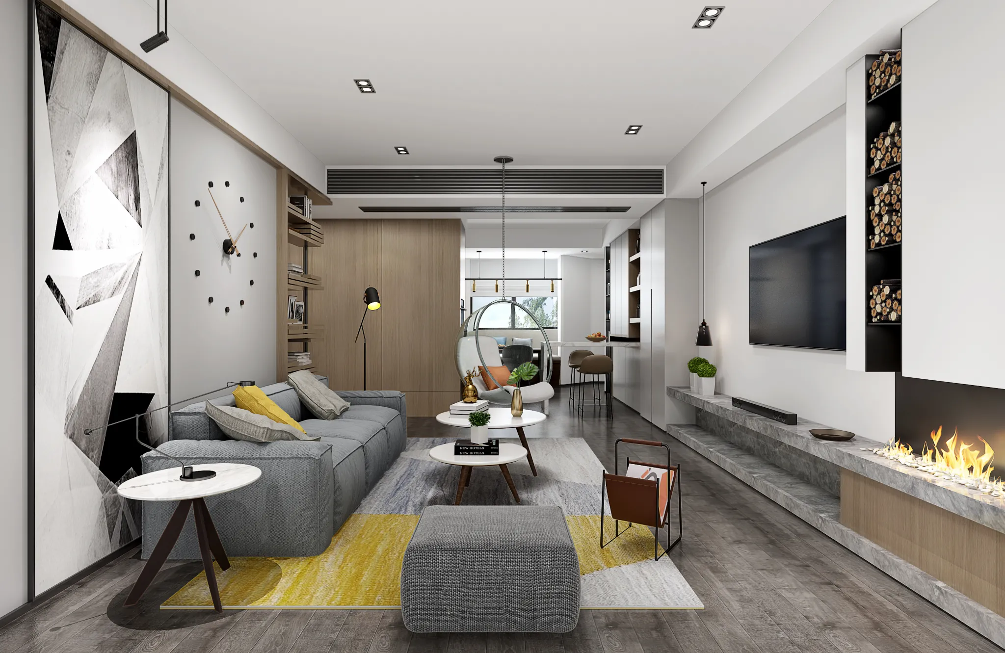 DESMOD INTERIOR 2021 (VRAY) – 1. LIVING ROOM – MODERN – 022