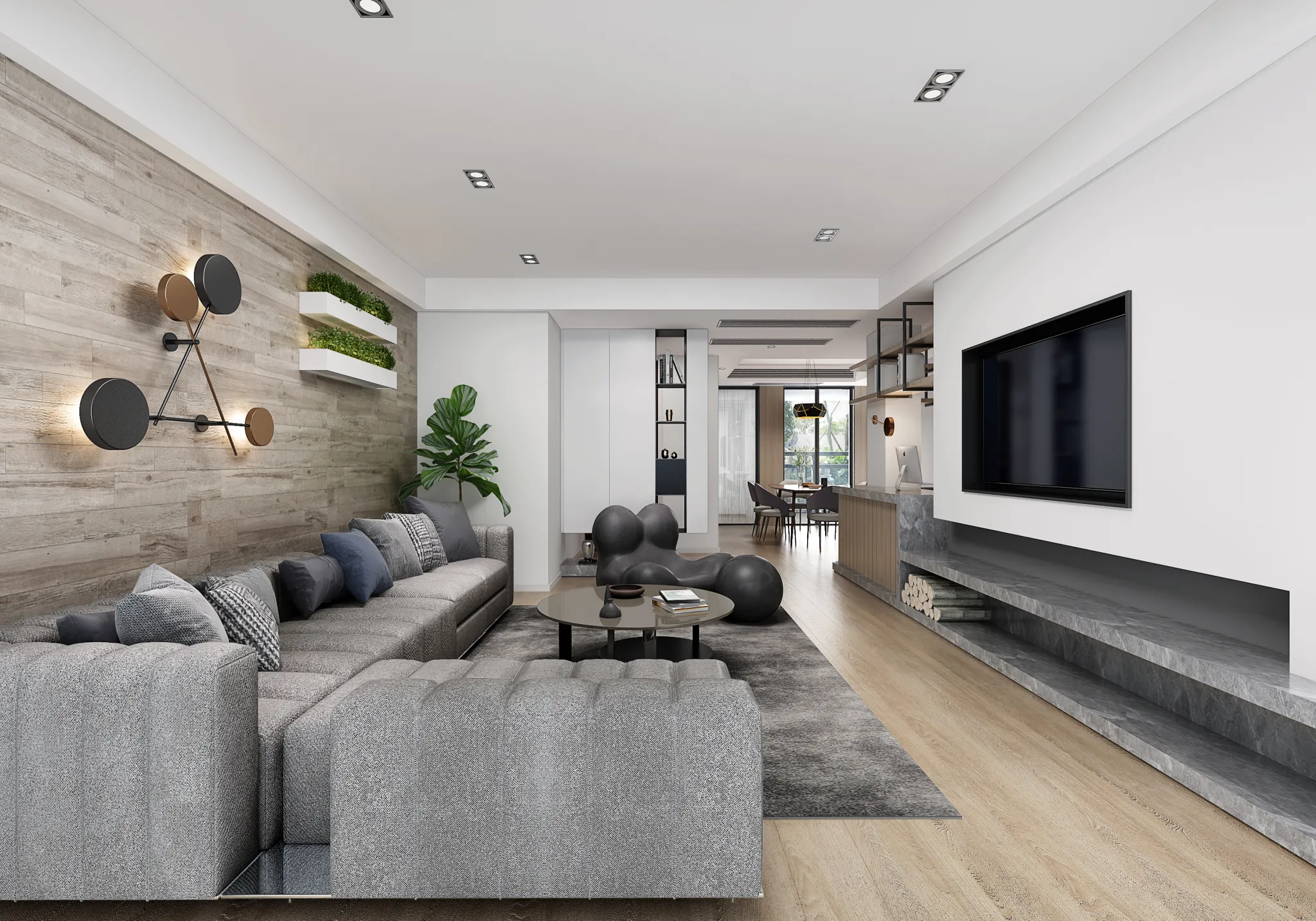 DESMOD INTERIOR 2021 (VRAY) – 1. LIVING ROOM – MODERN – 023