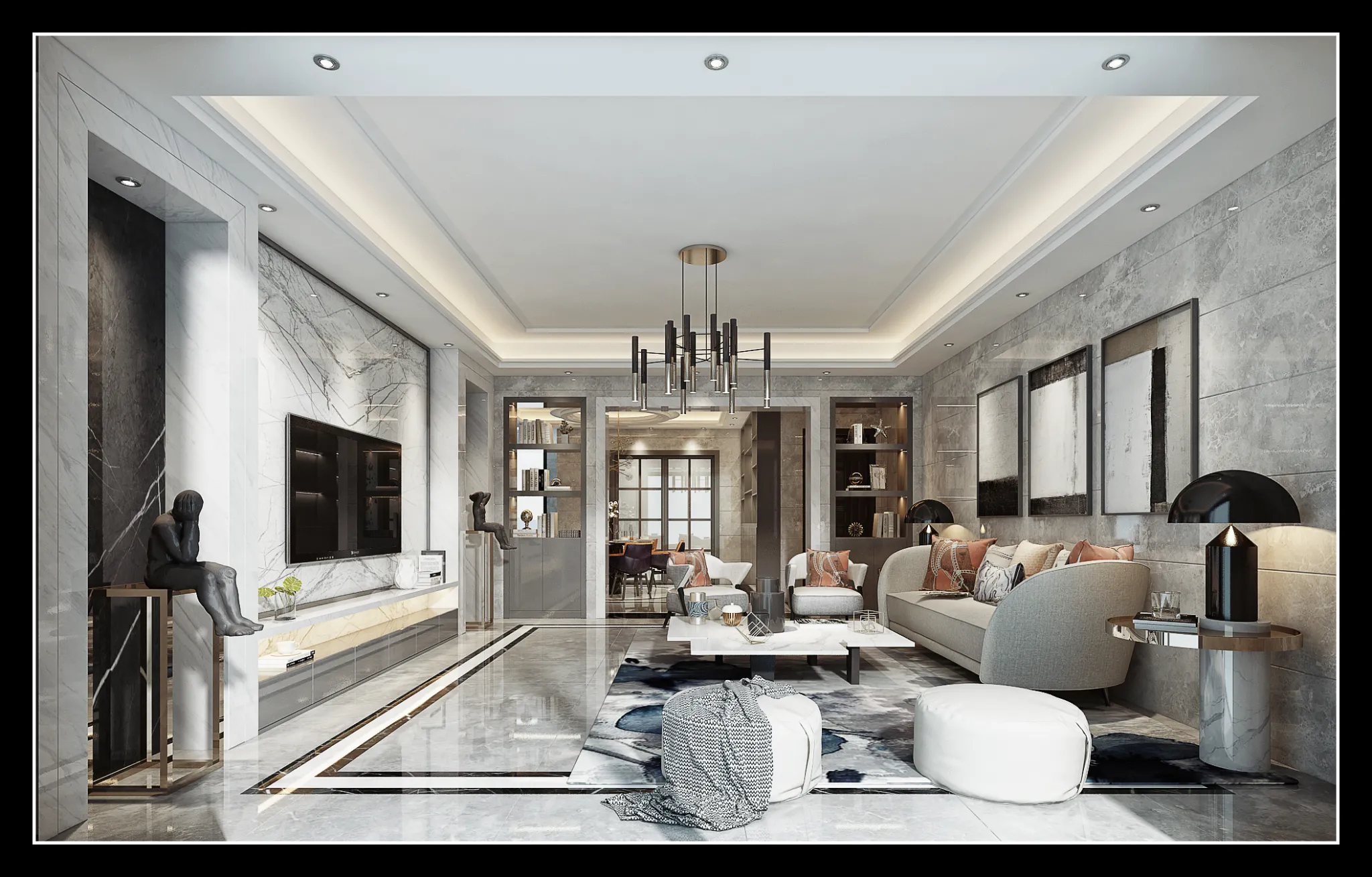 DESMOD INTERIOR 2021 (VRAY) – 1. LIVING ROOM – MODERN – 145