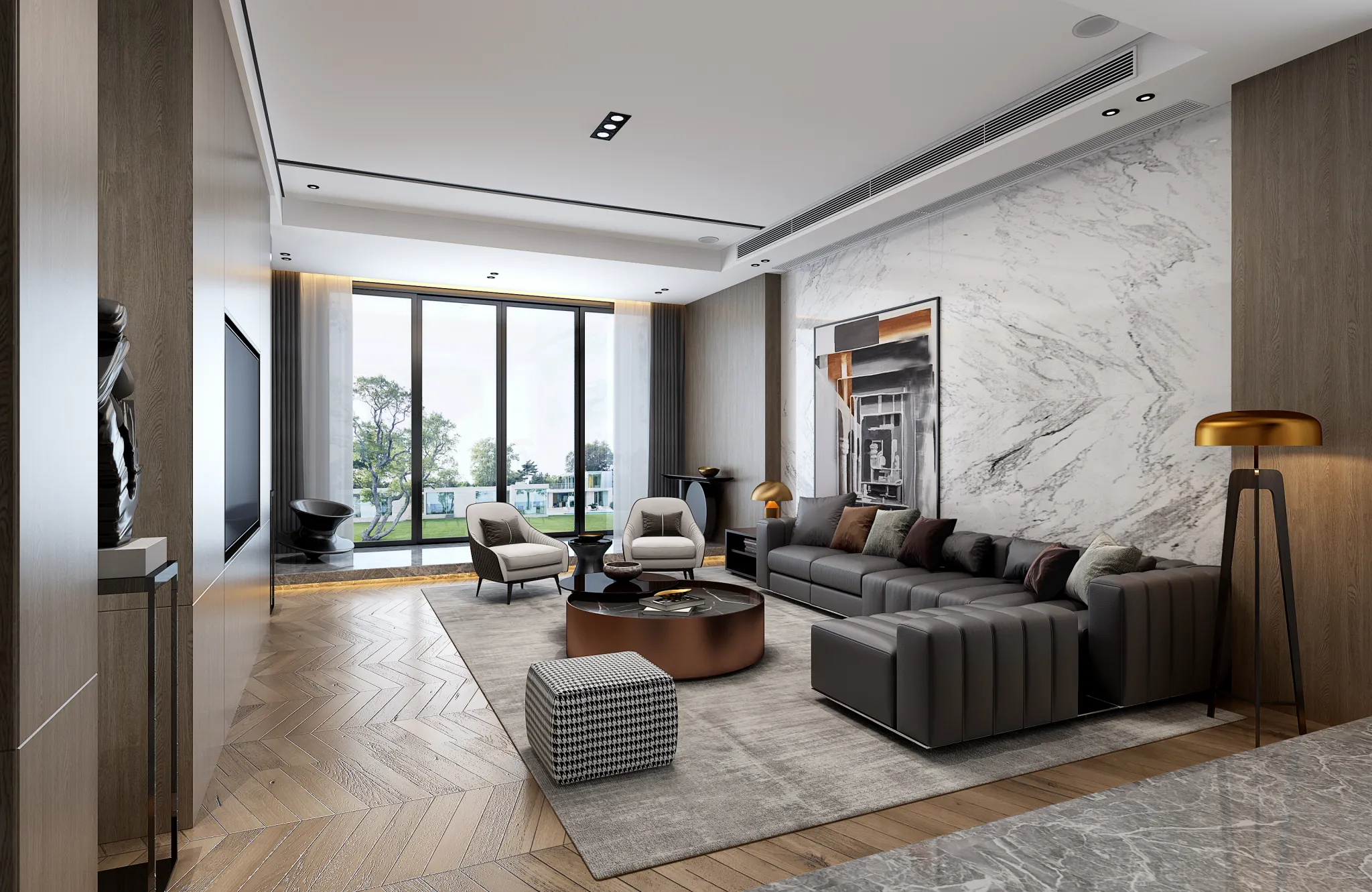 DESMOD INTERIOR 2021 (VRAY) – 1. LIVING ROOM – MODERN – 205