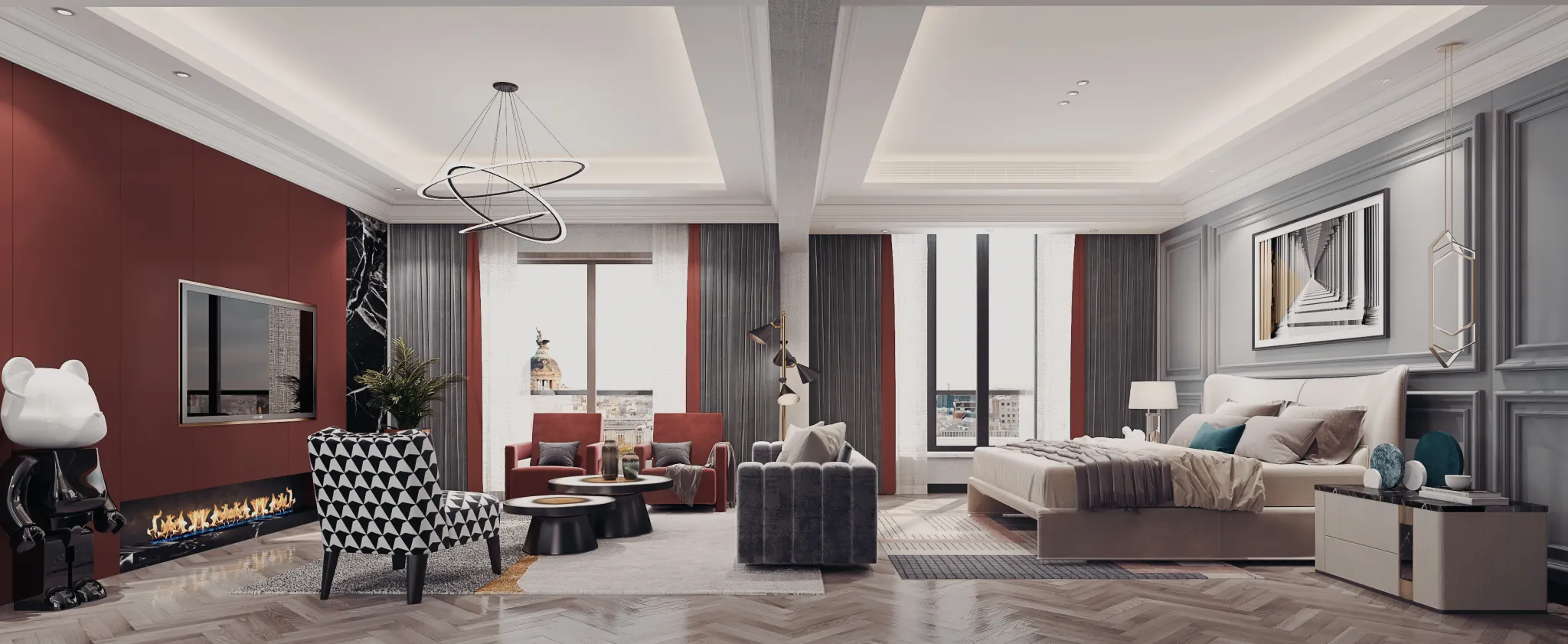 DESMOD INTERIOR 2021 (VRAY) – 1. LIVING ROOM – MODERN – 253