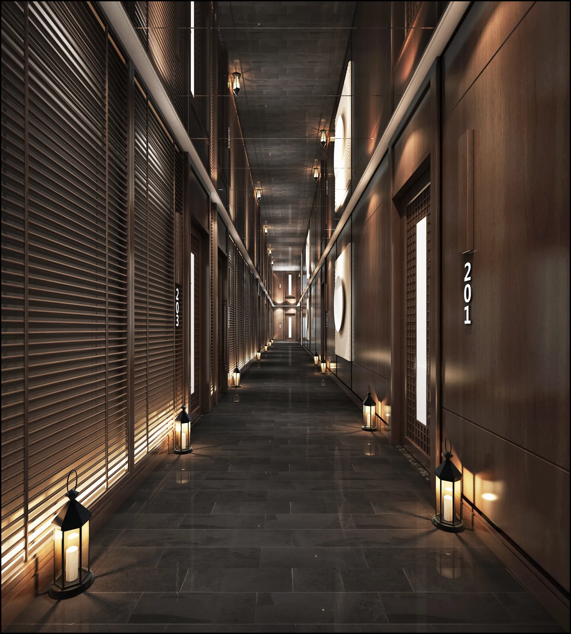 DESMOD INTERIOR 2021 (VRAY) – 20. CORRIDOR, ELEVATOR – 006