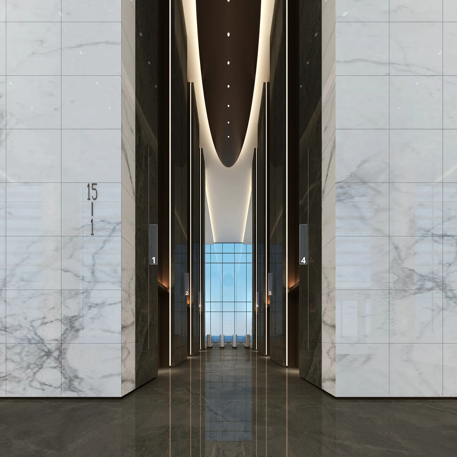 DESMOD INTERIOR 2021 (VRAY) – 20. CORRIDOR, ELEVATOR – 031