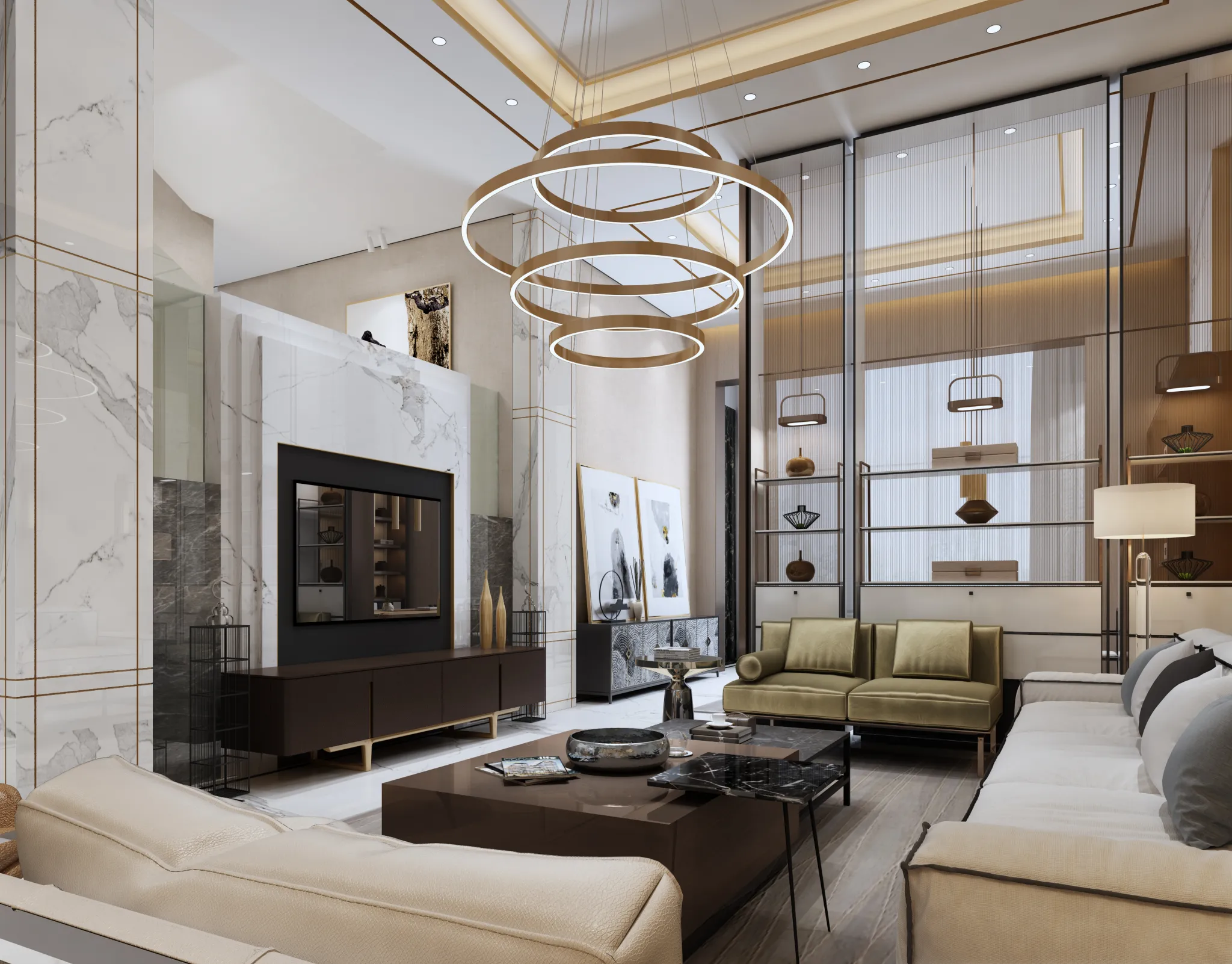 DESMOD INTERIOR 2021 (VRAY) – 4. LIVING ROOM – CHINESE – 006