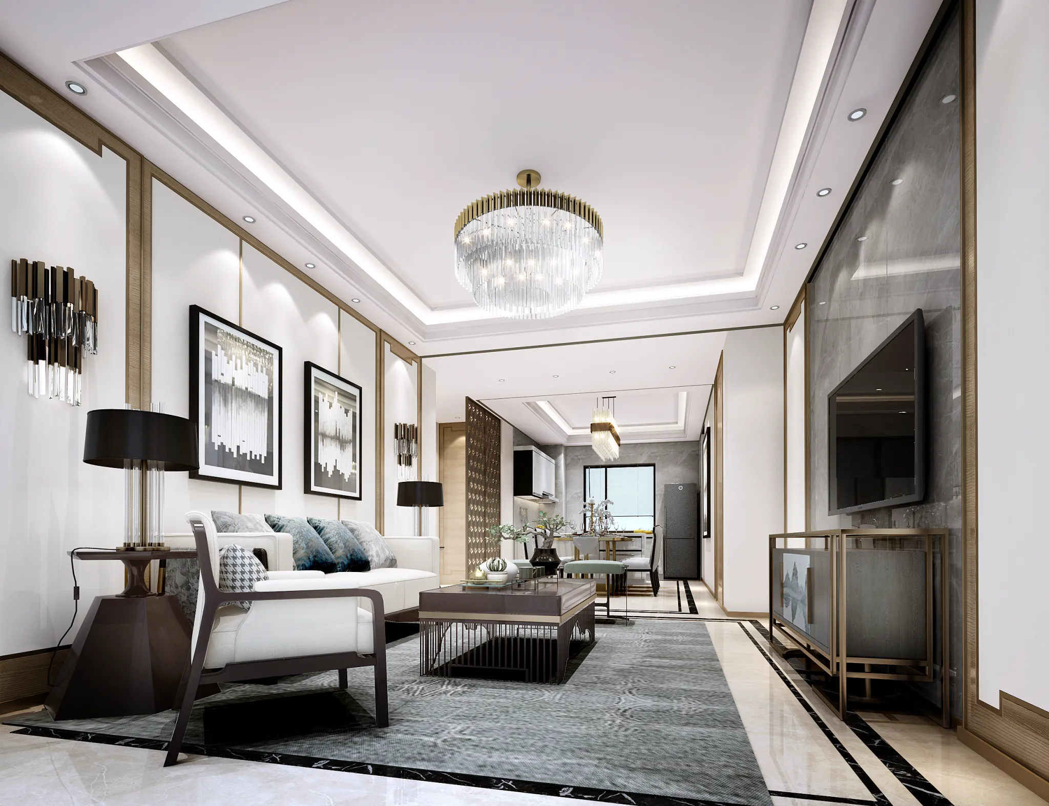 DESMOD INTERIOR 2021 (VRAY) – 4. LIVING ROOM – CHINESE – 013
